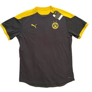 BVB Training Jersey Puma Asphalt Cyber Yellow Size XXL NWT